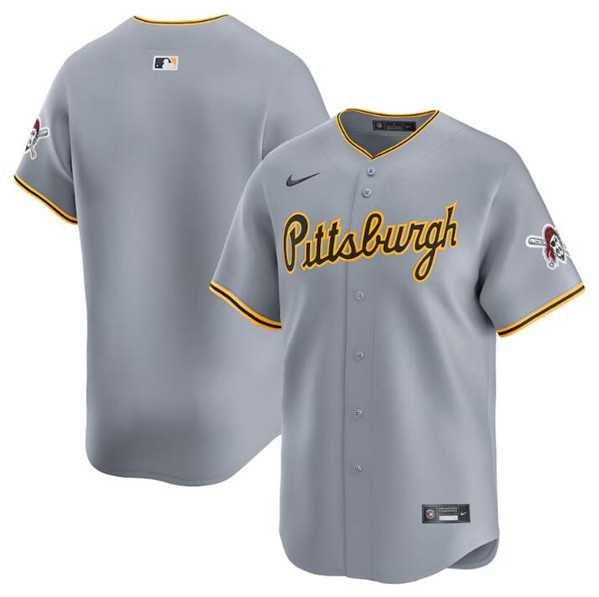 Men's Pittsburgh Pirates Blank Gray Away Limited Baseball Stitched Jersey Dzhi,We sell and wholesale Men's Pittsburgh Pirates Blank Gray Away Limited Baseball Stitched Jersey Dzhi on line form chian!